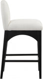 Waldorf Chenille Fabric Upholstered Counter Stool — 392-C - Cream - 392Cream-C alternate view 4