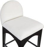 Waldorf Chenille Fabric Upholstered Counter Stool — 392-C - Cream - 392Cream-C alternate view 6