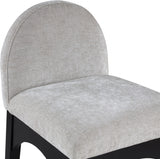 Waldorf Chenille Fabric Upholstered Counter Stool — 392-C - Grey - 392Grey-C alternate view 6
