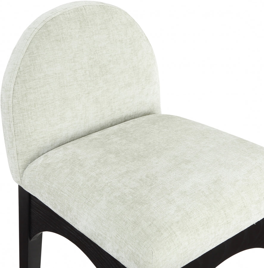 Waldorf Chenille Fabric Upholstered Counter Stool — 392-C - Mint - 392Mint-C alternate view 6