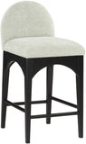 Waldorf Chenille Fabric Upholstered Counter Stool — 392-C - Mint - 392Mint-C