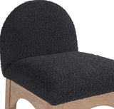 Waldorf Boucle Fabric Upholstered Counter Stool — 394-C - Black - 394Black-C alternate view 6