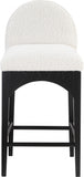 Waldorf Boucle Fabric Upholstered Counter Stool — 395-C - Cream - 395Cream-C alternate view 3
