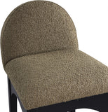 Waldorf Boucle Fabric Upholstered Counter Stool — 395-C - Olive - 395Olive-C alternate view 6