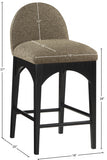 Waldorf Boucle Fabric Upholstered Counter Stool — 395-C - Olive - 395Olive-C Dim