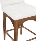 Waldorf Boucle Fabric Upholstered Counter Stool — 399-C - Cream - 399Cream-C alternate view 5
