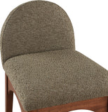 Waldorf Boucle Fabric Upholstered Counter Stool — 399-C - Olive - 399Olive-C alternate view 6