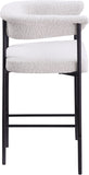 Malin Boucle Fabric Upholstered Counter Stool — 412-C - Cream - 412Cream-C alternate view 3