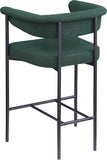 Malin Boucle Fabric Upholstered Counter Stool — 412-C - Green - 412Green-C alternate view 5