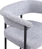 Malin Boucle Fabric Upholstered Counter Stool — 412-C - Grey - 412Grey-C alternate view 6