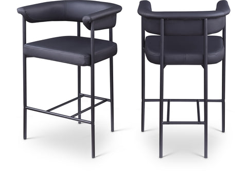 Malin Vegan Leather Upholstered Counter Stool — 428-C (Set of 2)