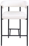 Malin Vegan Leather Upholstered Counter Stool — 428-C - Cream - 428Cream-C alternate view 2