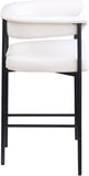 Malin Vegan Leather Upholstered Counter Stool — 428-C - Cream - 428Cream-C alternate view 3