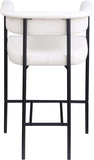 Malin Vegan Leather Upholstered Counter Stool — 428-C - Cream - 428Cream-C alternate view 4