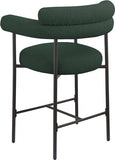 Blake Boucle Fabric Upholstered Counter Stool — 986-C - Green - 986Green-C alternate view 3