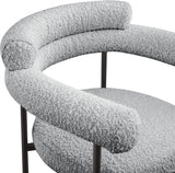 Blake Boucle Fabric Upholstered Counter Stool — 986-C - Grey - 986Grey-C alternate view 6