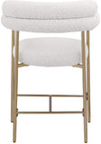 Blake Boucle Fabric Upholstered Counter Stool — 993-C - Cream - 993Cream-C alternate view 2