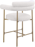 Blake Boucle Fabric Upholstered Counter Stool — 993-C - Cream - 993Cream-C alternate view 3