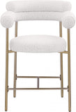 Blake Boucle Fabric Upholstered Counter Stool — 993-C - Cream - 993Cream-C alternate view 4