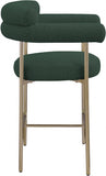 Blake Boucle Fabric Upholstered Counter Stool — 993-C - Green - 993Green-C alternate view 5