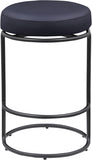 Madison Vegan Leather Upholstered Counter Stool — 984-C - Black - 984Black-C alternate view 2