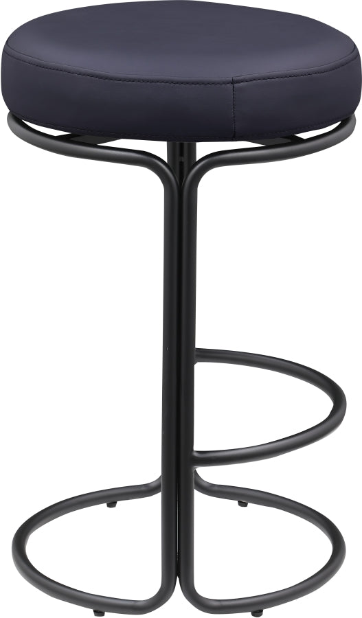 Madison Vegan Leather Upholstered Counter Stool — 984-C - Black - 984Black-C alternate view 3