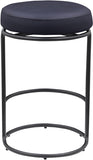 Madison Vegan Leather Upholstered Counter Stool — 984-C - Black - 984Black-C alternate view 4