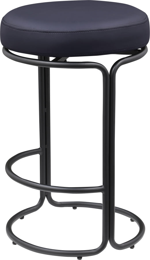Madison Vegan Leather Upholstered Counter Stool — 984-C - Black - 984Black-C alternate view 5