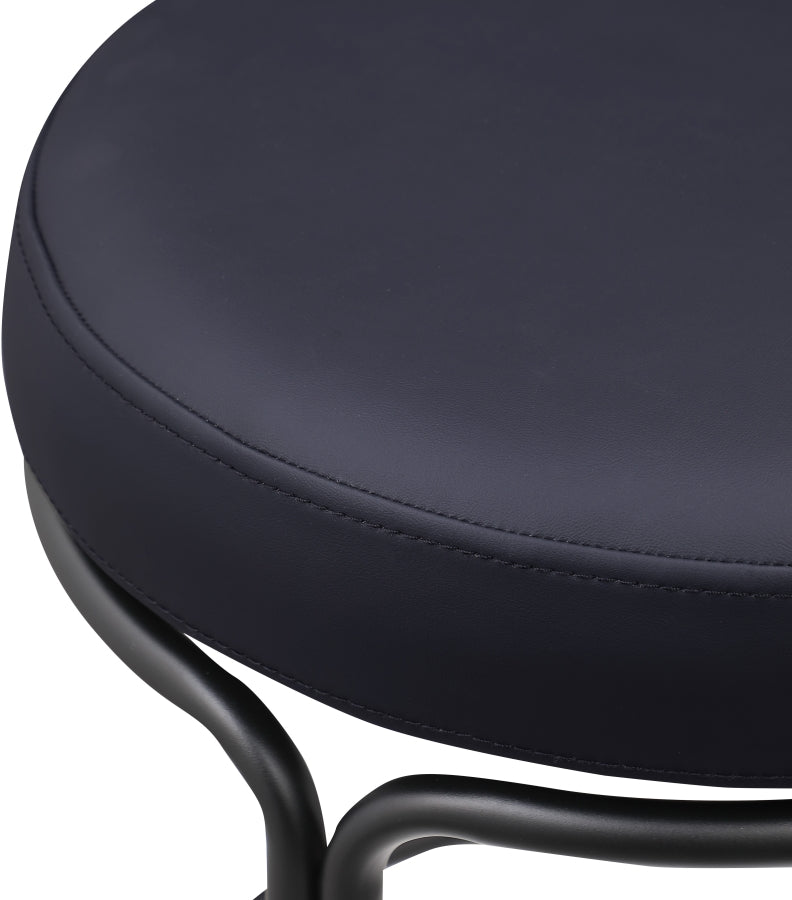 Madison Vegan Leather Upholstered Counter Stool — 984-C - Black - 984Black-C alternate view 6