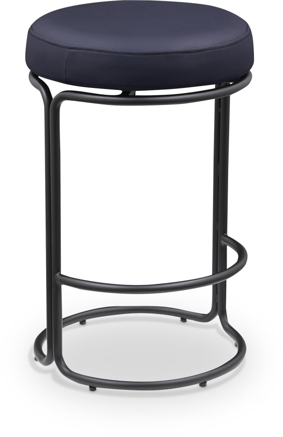 Madison Vegan Leather Upholstered Counter Stool — 984-C - Black - 984Black-C