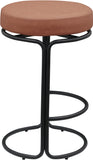 Madison Vegan Leather Upholstered Counter Stool — 984-C - Cognac - 984Cognac-C alternate view 3