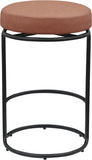 Madison Vegan Leather Upholstered Counter Stool — 984-C - Cognac - 984Cognac-C alternate view 4