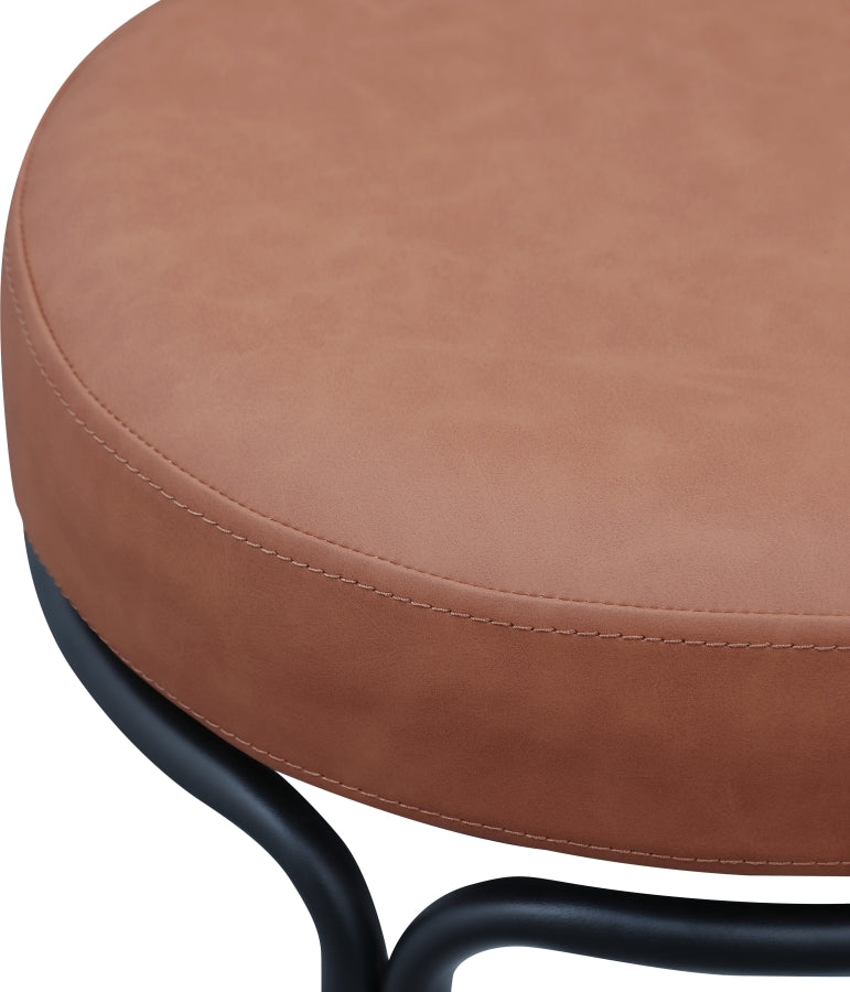 Madison Vegan Leather Upholstered Counter Stool — 984-C - Cognac - 984Cognac-C alternate view 6