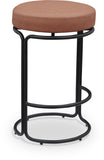 Madison Vegan Leather Upholstered Counter Stool — 984-C - Cognac - 984Cognac-C