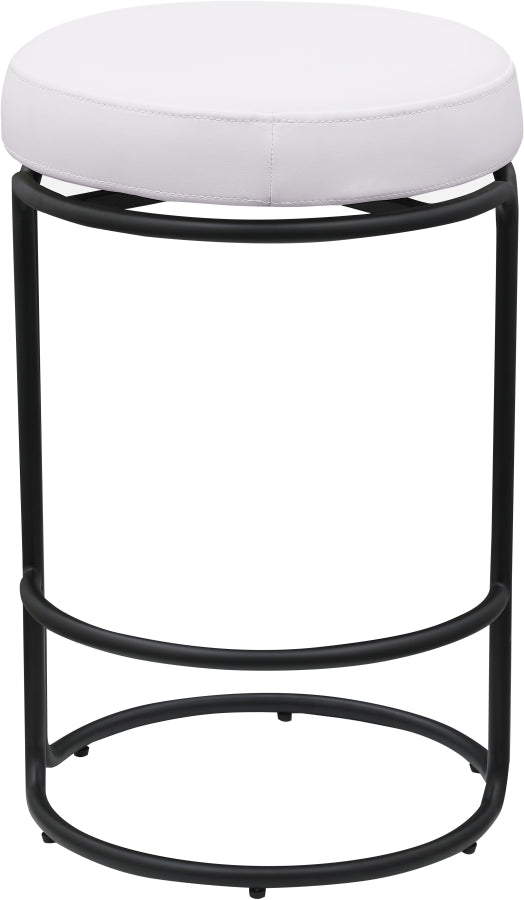 Madison Vegan Leather Upholstered Counter Stool — 984-C - Cream - 984Cream-C alternate view 2