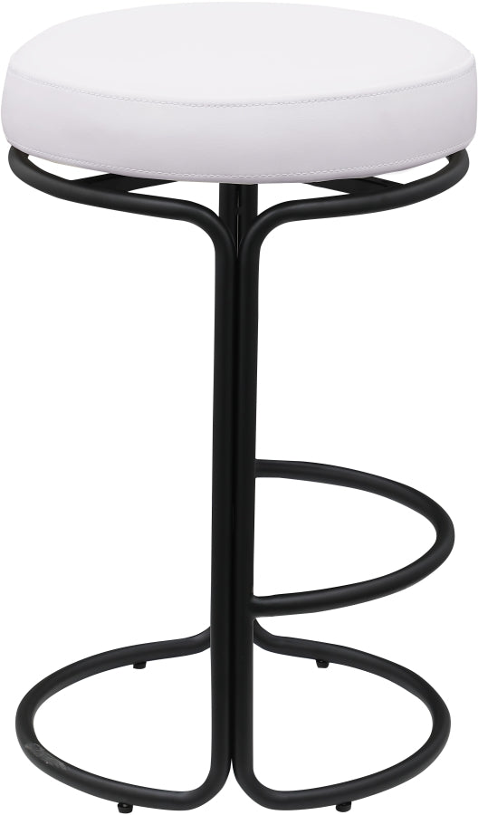 Madison Vegan Leather Upholstered Counter Stool — 984-C - Cream - 984Cream-C alternate view 3