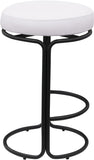 Madison Vegan Leather Upholstered Counter Stool — 984-C - Cream - 984Cream-C alternate view 3