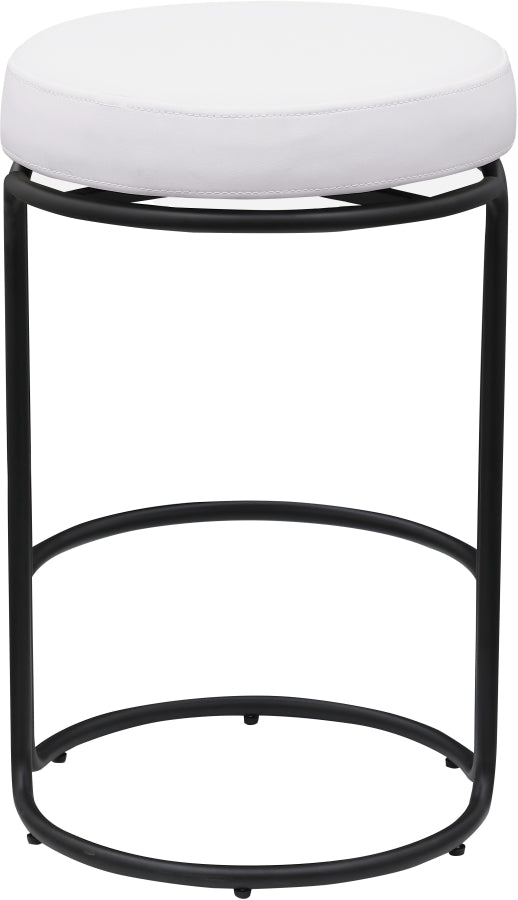 Madison Vegan Leather Upholstered Counter Stool — 984-C - Cream - 984Cream-C alternate view 4
