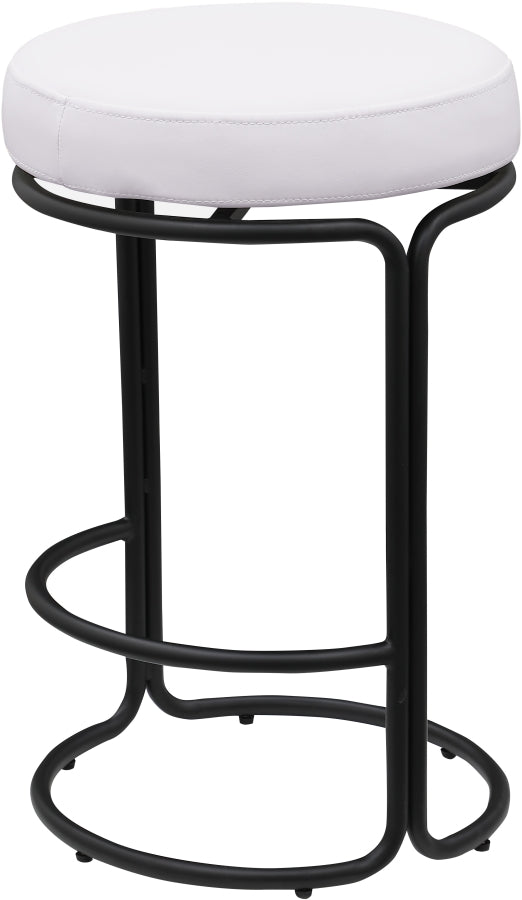 Madison Vegan Leather Upholstered Counter Stool — 984-C - Cream - 984Cream-C alternate view 5