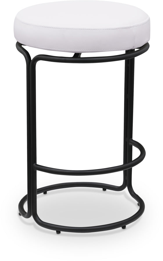 Madison Vegan Leather Upholstered Counter Stool — 984-C - Cream - 984Cream-C