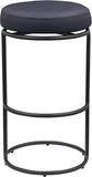 Madison Vegan Leather Upholstered Bar Stool — 985-C - Black - 985Black-C alternate view 2