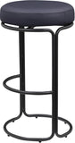 Madison Vegan Leather Upholstered Bar Stool — 985-C - Black - 985Black-C alternate view 5