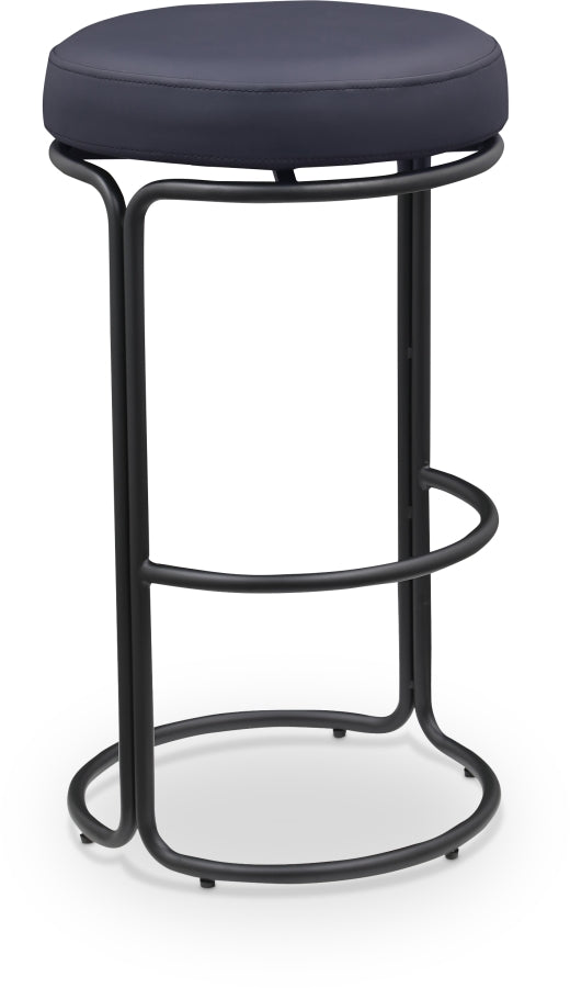 Madison Vegan Leather Upholstered Bar Stool — 985-C - Black - 985Black-C