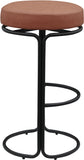 Madison Vegan Leather Upholstered Bar Stool — 985-C - Cognac - 985Cognac-C alternate view 3