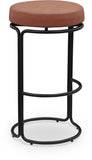 Madison Vegan Leather Upholstered Bar Stool — 985-C - Cognac - 985Cognac-C