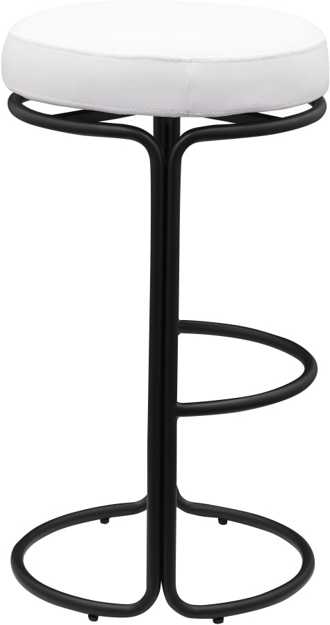 Madison Vegan Leather Upholstered Bar Stool — 985-C - Cream - 985Cream-C alternate view 3