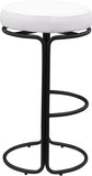 Madison Vegan Leather Upholstered Bar Stool — 985-C - Cream - 985Cream-C alternate view 3