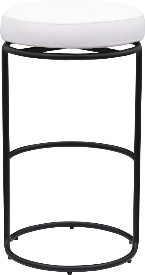 Madison Vegan Leather Upholstered Bar Stool — 985-C - Cream - 985Cream-C alternate view 4