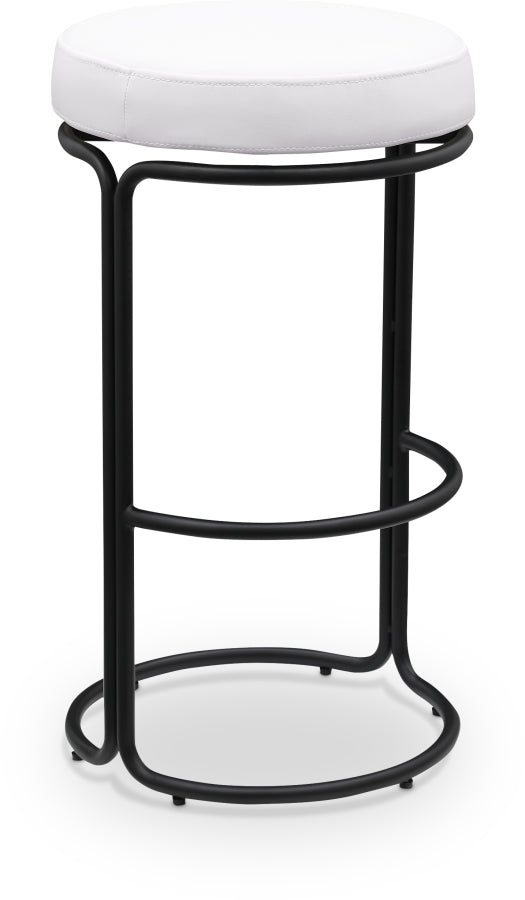 Madison Vegan Leather Upholstered Bar Stool — 985-C - Cream - 985Cream-C