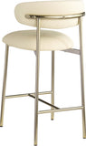 Lupita Vegan Leather Upholstered Counter Stool — 995-C - Cream - 995Cream-C alternate view 5